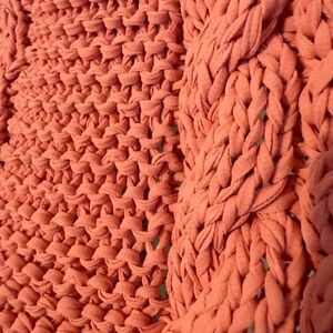 Chunky Knit Coral ZARA vest